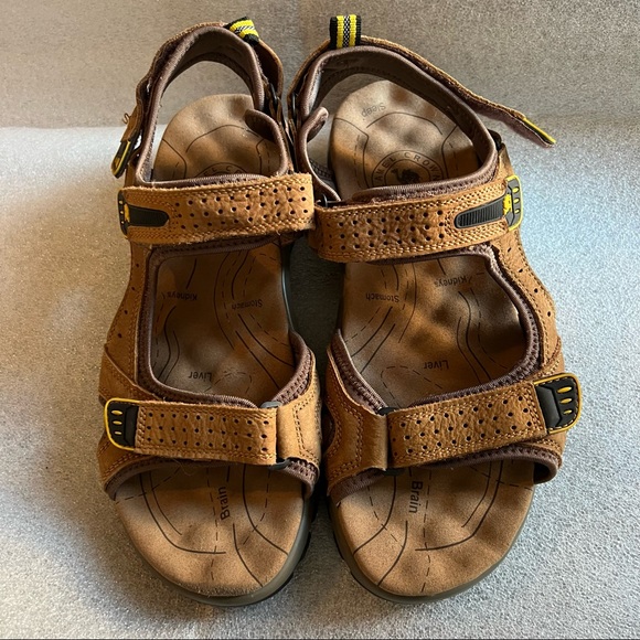 CAMEL CROWN Men's Leather Sandals for Hiking beach outdoors | Waterproof size 11 - Picture 5 of 15